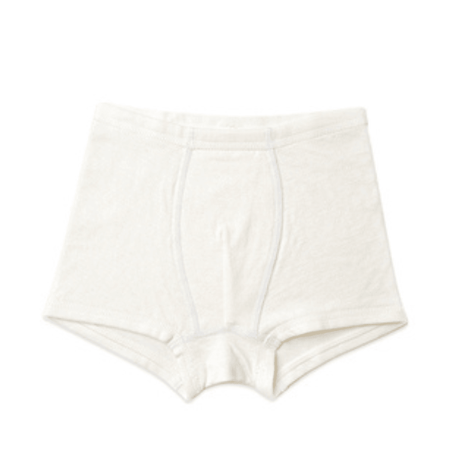 Angel Dept, daily, underware,kidsware 120 Angel Dept Organic Cotton Kids  Underwear White Boxer Briefs -Boy