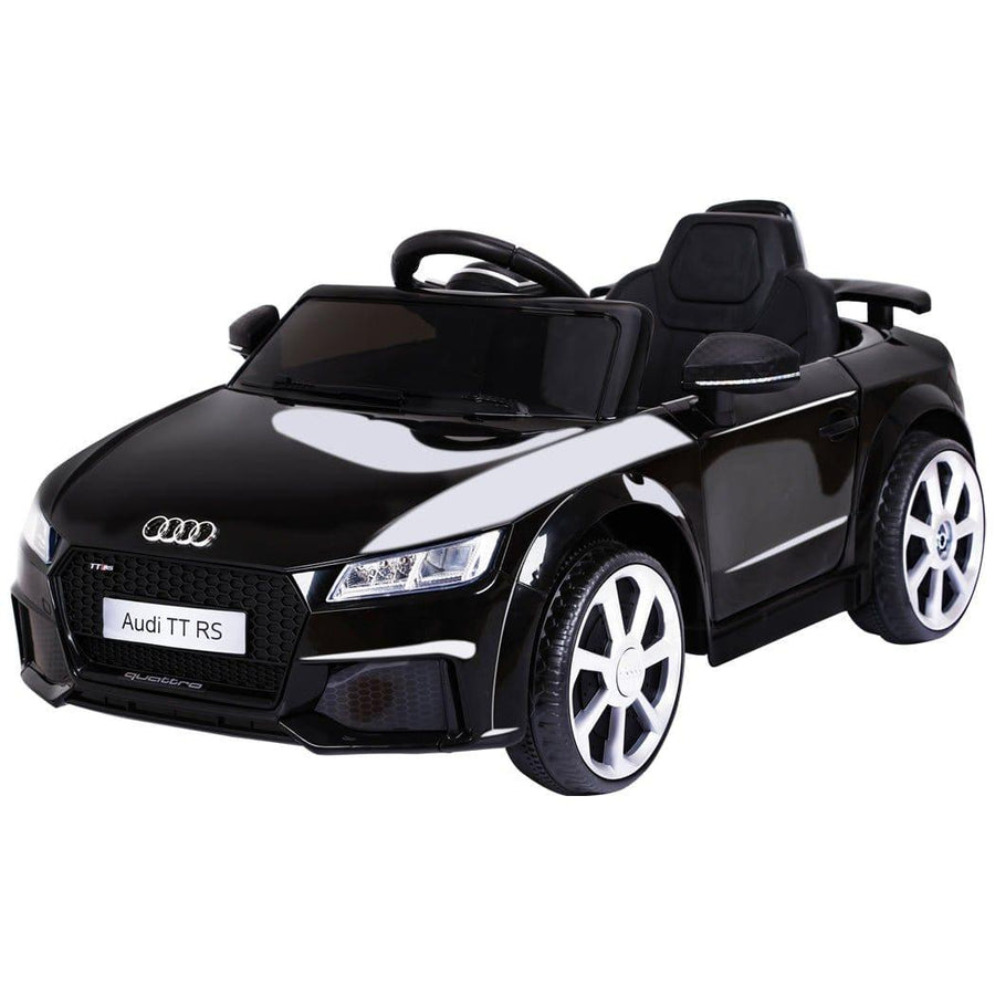 BoPeep Ride On Car Audi Ride-On Car - Licensed Electric Toy with Remote Control-Black 12V