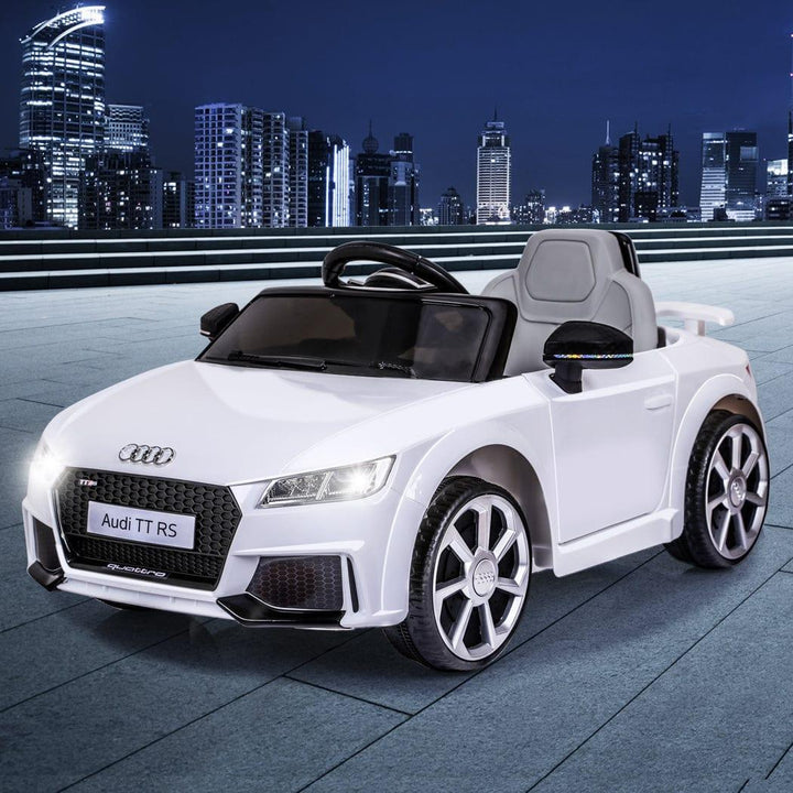 Lupipop Ride On Cars Audi Ride-On Car with Remote Control and Electric Motor White