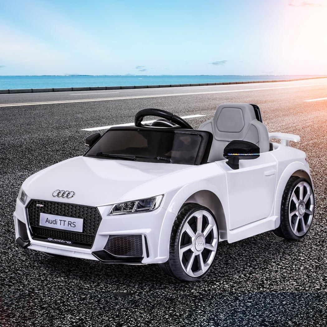 Lupipop Ride On Cars Audi Ride-On Car with Remote Control and Electric Motor White