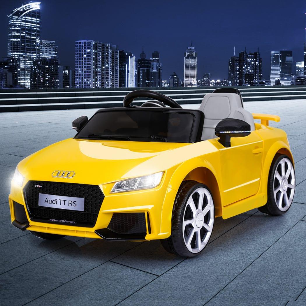 Lupipop Ride On Cars Audi Ride-On Car with Remote Control and Electric Motor Yellow