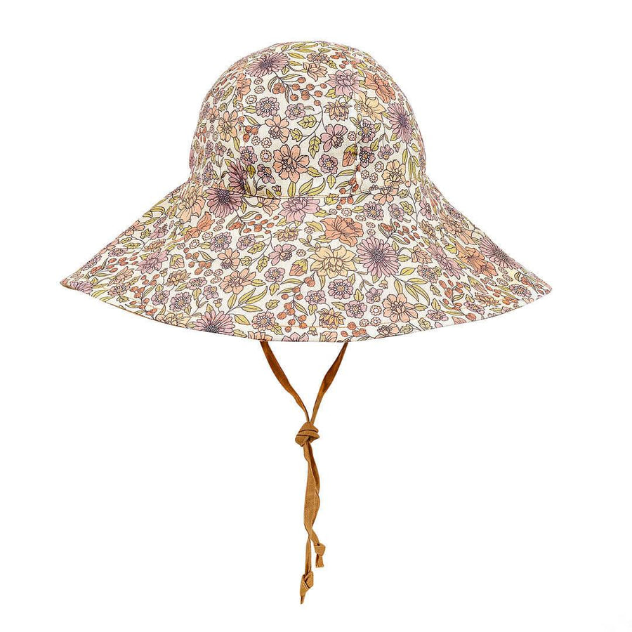 Bedhead Hats S Bedhead Girls Wide- Brimmed Sun Bonnet Hat- Matilda/Maize