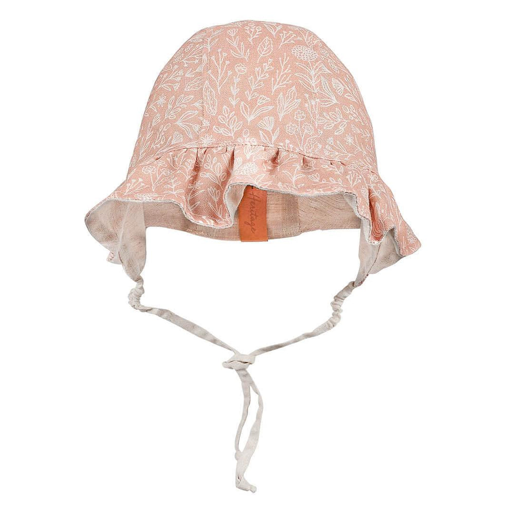 Bedhead Hats M Bedhead Heritage Reversible Ruffle  Bonnet Hat-Freya/Flax