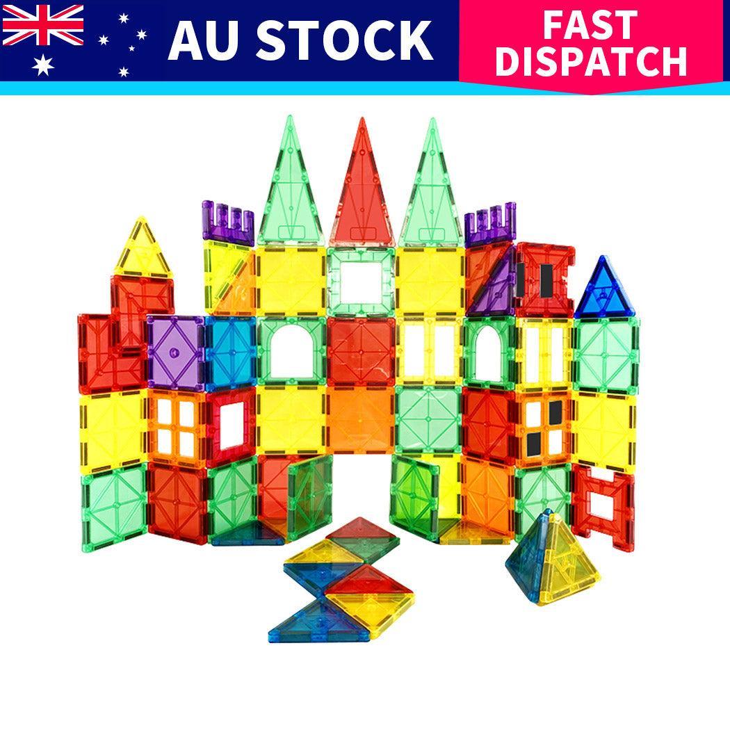 Kids Magnetic Tiles Blocks Building Educational Toys Children Gift Pla ...
