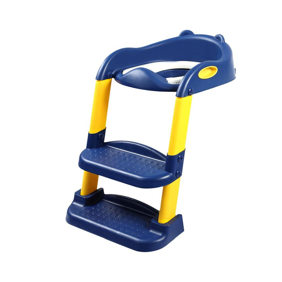 BoPeep BoPeep Kids Toilet Ladder Toddler Training Step Stool Blue