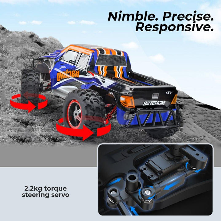 Centra Centra RC Car 1:8 4WD Off-Road Racing Brushed Motor 2.4GHz Remote Control