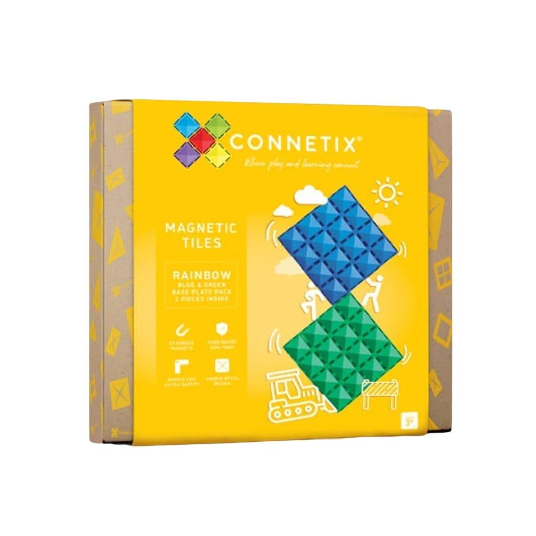 Connetix Tiles Green - Blue Connetix Tiles 2 Piece Base Plate