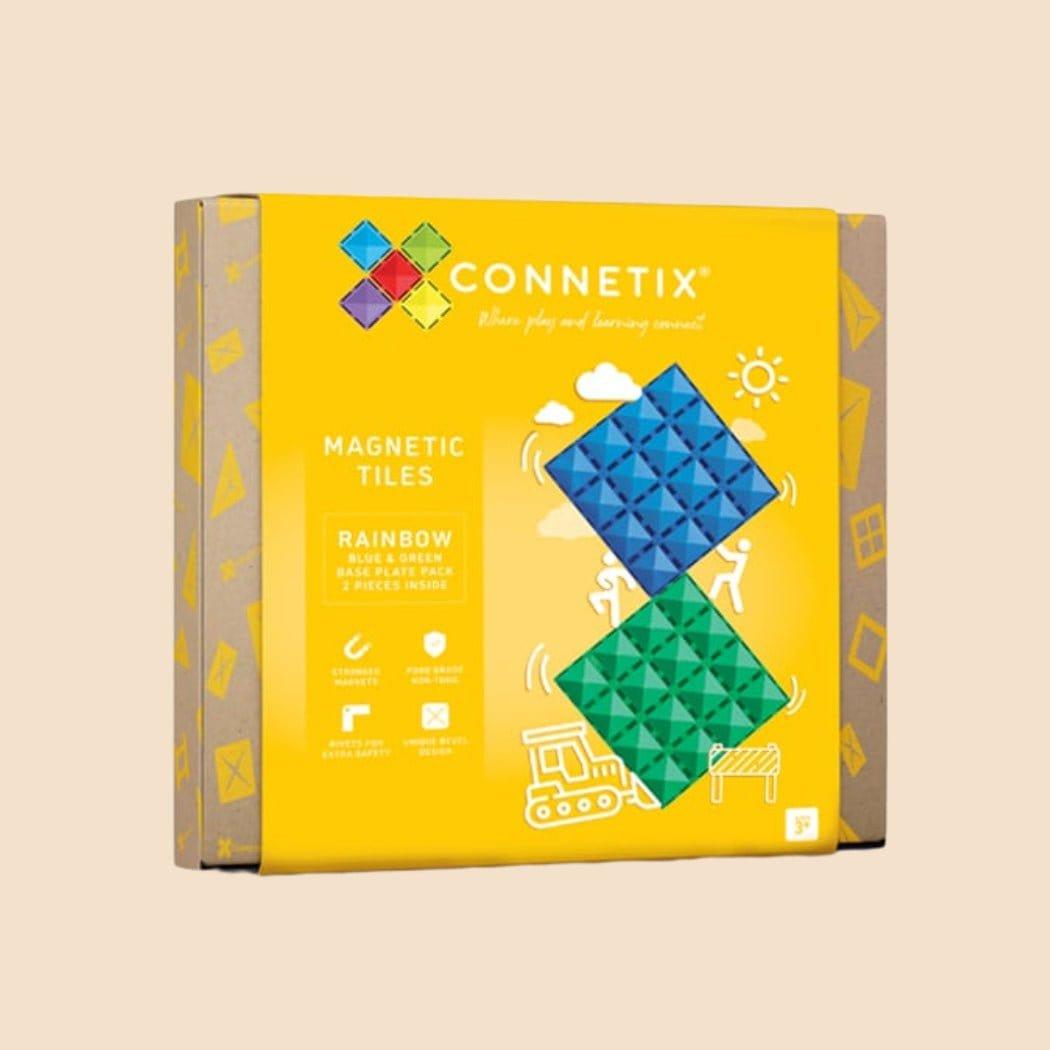 Connetix Tiles Green & Blue Connetix Tiles 2 Piece Base Plate