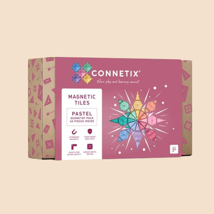 Connetix Tiles Toys Connetix Tiles 40 pc Pastel Geometry Pack