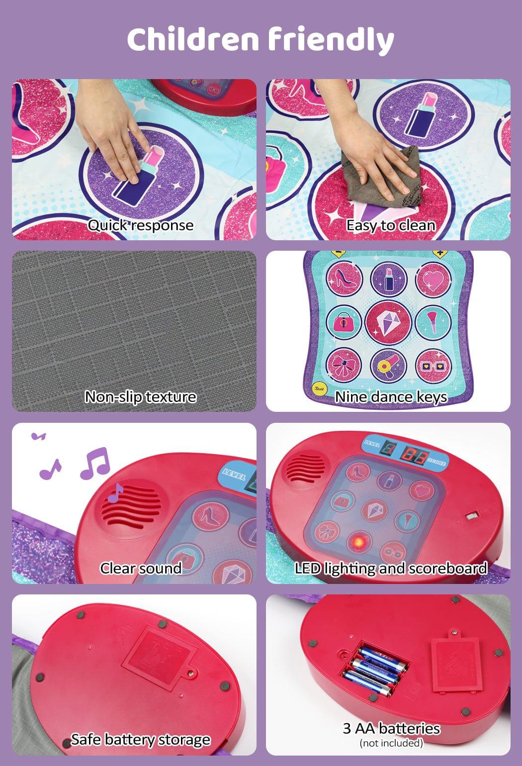 BoPeep Bopeep Dance Mat Playmat Kids Music Floor Piano Toys Carpet