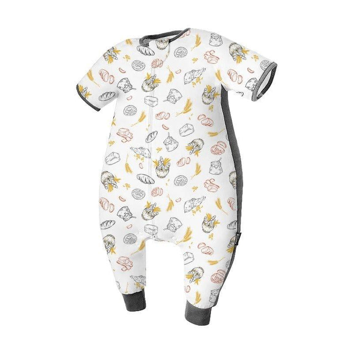 Domiamia Harvest Supper / L (90-105cm) Domiamia Bamboo Short Sleeve Sleep Sack with Feet - 0.6 Tog
