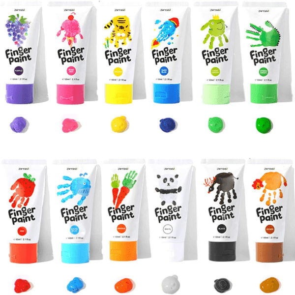 Jar Melo Jar Melo Finger Paint - 12 Colours Craft Kit