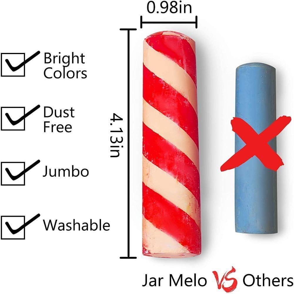 Jar Melo Jar Melo Washable Sidewalk Chalk - 24 Colours Kit