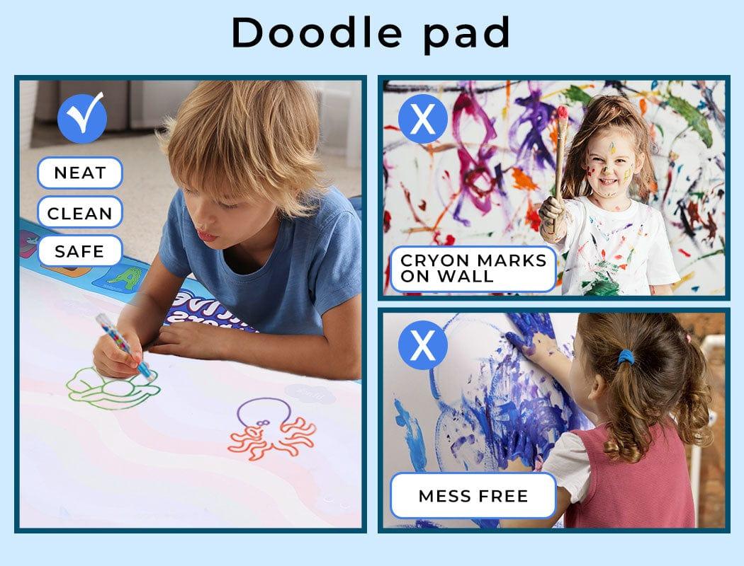 BoPeep Kids Drawing Mat Aqua Doodle Board
