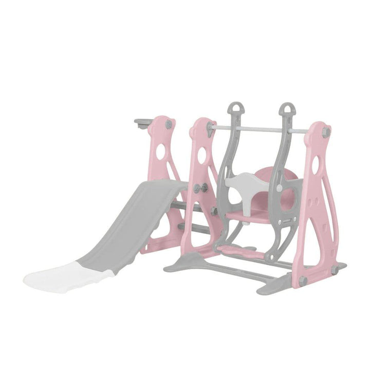 BoPeep Kids Slide and Swing Pink & Grey BoPeep Kids Indoor Slide