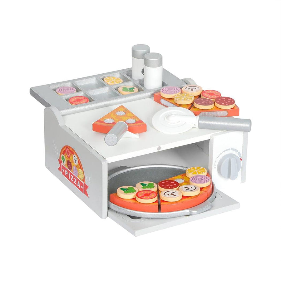 BoPeep Kids Kitchen Play Set Wooden Toys Children Cooking Pizza Role