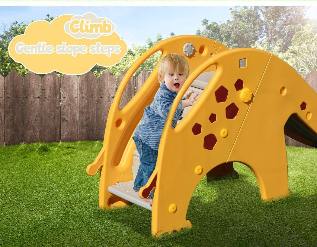 BoPeep Slide Kids Slide 160cm Extra Long Basketball Hoop Activity Center Toddlers Play Set