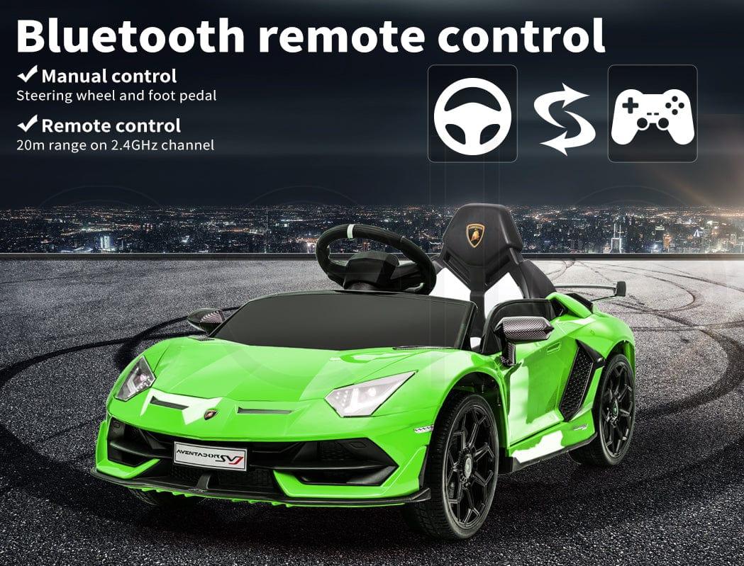 Lupipop Ride On Cars Lamborghini SVJ Ride-On Car with Dual Motor & Remote Control