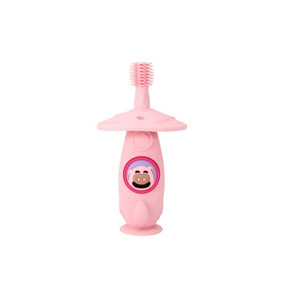Marcus&Marcus Pocky the Pig-Pink Marcus & Marcus -12M+ Self Training 360' Toothbrushes