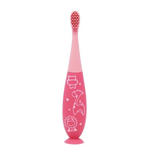 Marcus&Marcus pink Marcus & Marcus - 24M+ Reusable Silicone Toothbrush