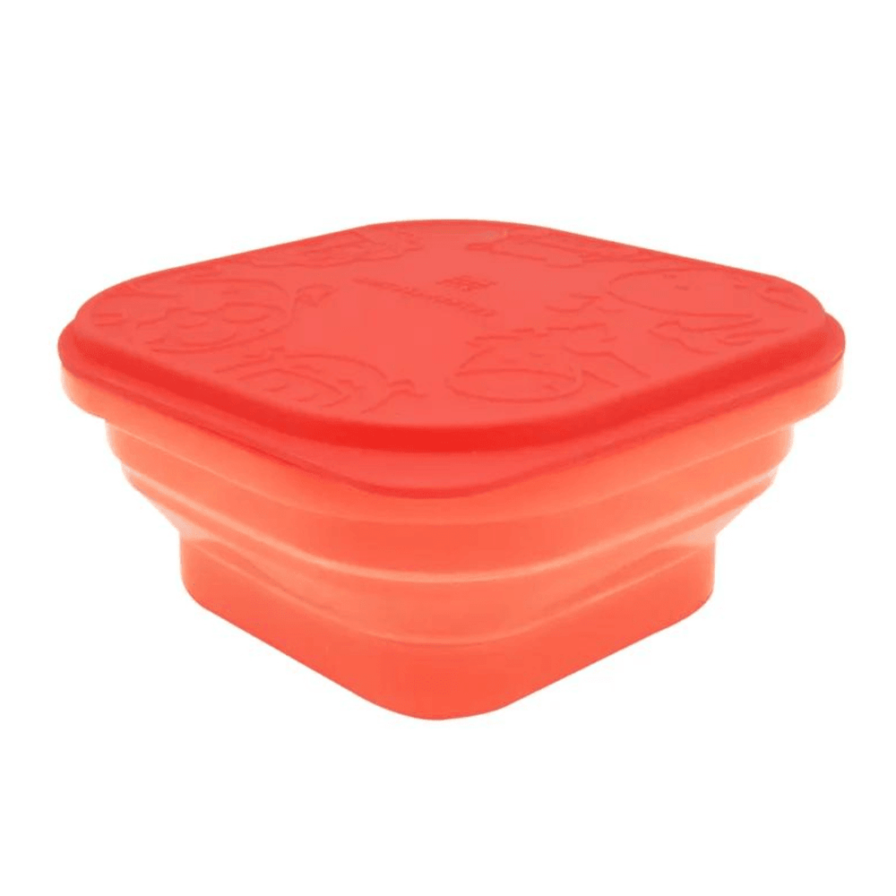 Marcus&Marcus Marcus the Lion- Red Marcus & Marcus - Collapsible Snack Container