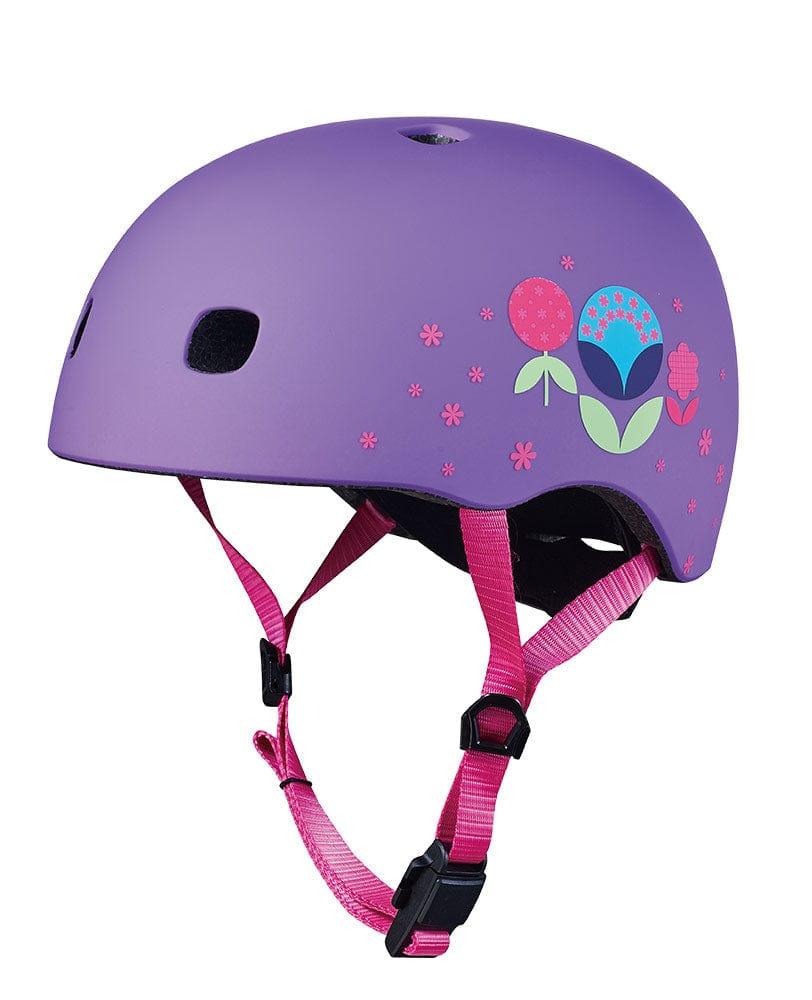 Micro S Micro Kids Scooter Bike Helmet Purple  Floral