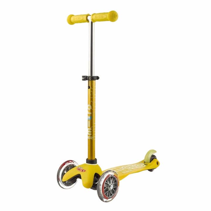 Micro Yellow Micro Mini Deluxe 3 Wheel Scooter