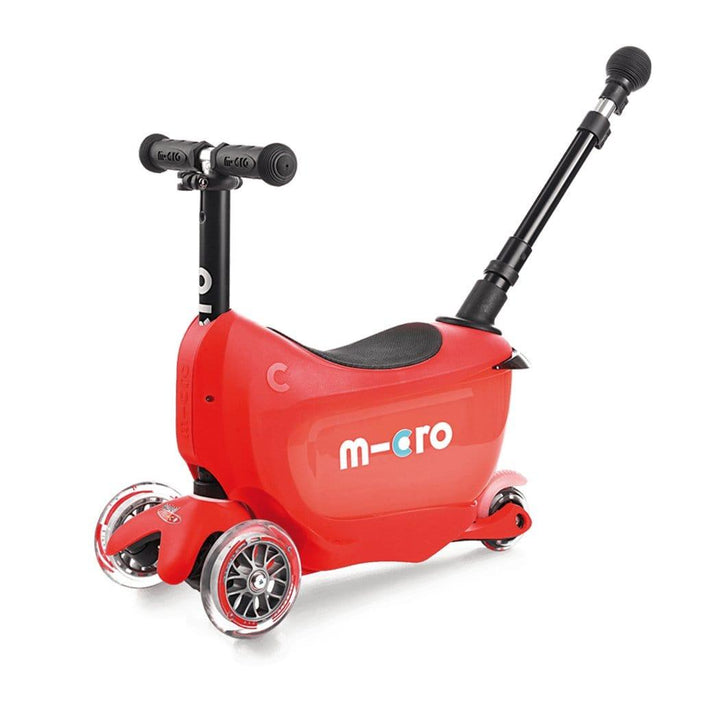 Micro Red Micro Mini2Go Deluxe Plus Ride On Scooter