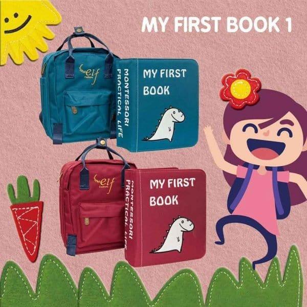 Elf Cultural Developmental Play My First Book 1 | Busy Book | Montessori Inspired