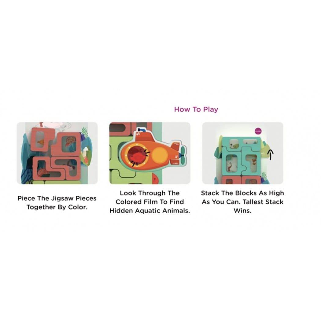 Oribel Developmental Play Oribel VertiPlay Wall Toy: Mystical Aquarium