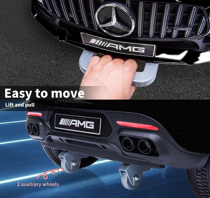 Lupipop Ride On Cars Mercedes-Benz AMG GTR Ride-On Car with Remote Control Black