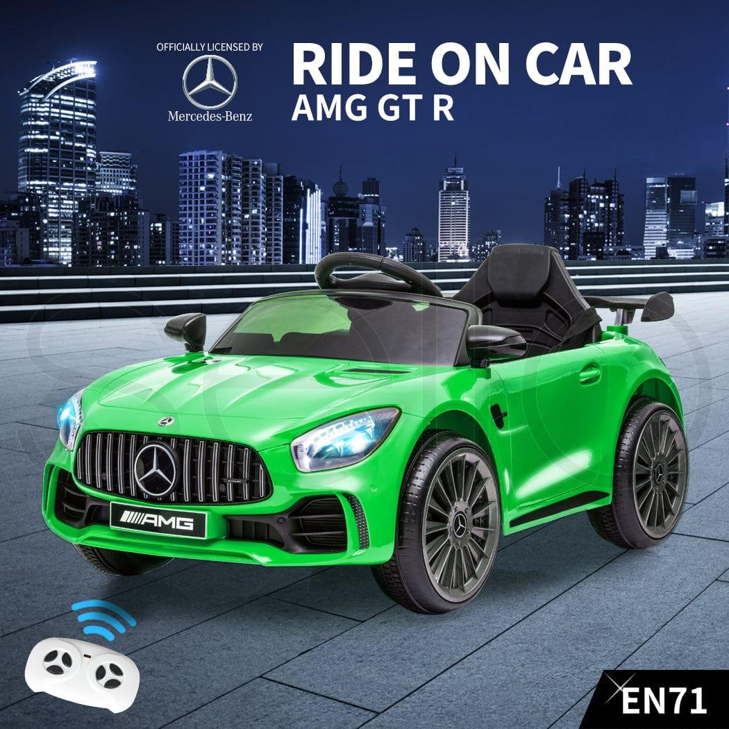 Lupipop Ride On Cars Mercedes-Benz AMG GTR Ride-On Car with Remote Control Green