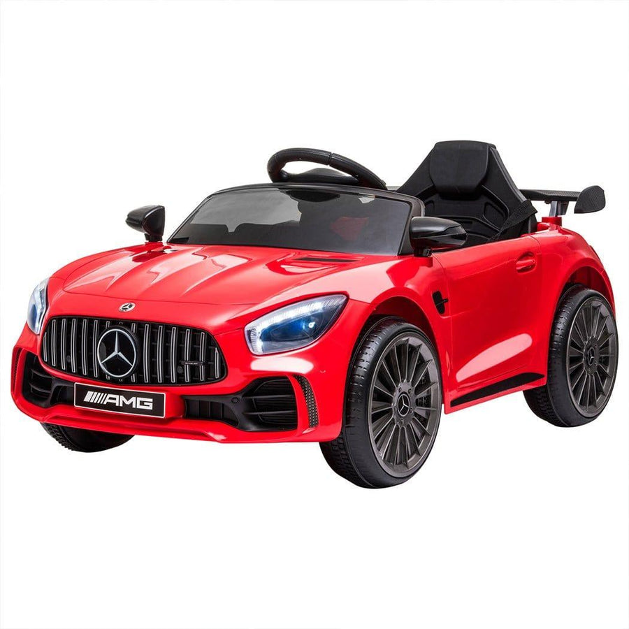 BoPeep Ride On Car Mercedes-Benz AMG GTR Ride-On Car with Remote Control-Red 12V