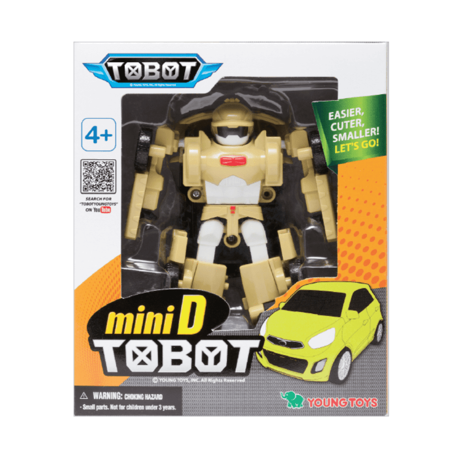 TOBOT Tobot Youngtoys Mini Transforming robot Car to Robot Mini D