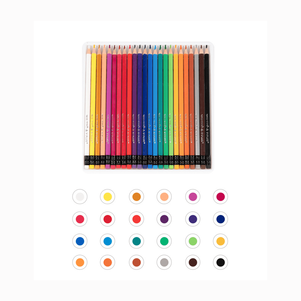 Yplus Yplus Erasable Color Pencil with Eraser