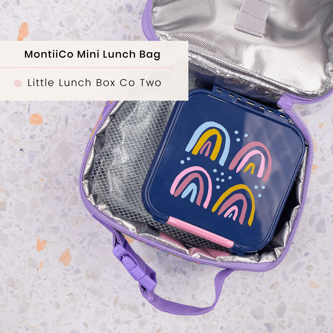 Montii Co MontiiCo Mini Insulated Lunch Bag - Rainbows