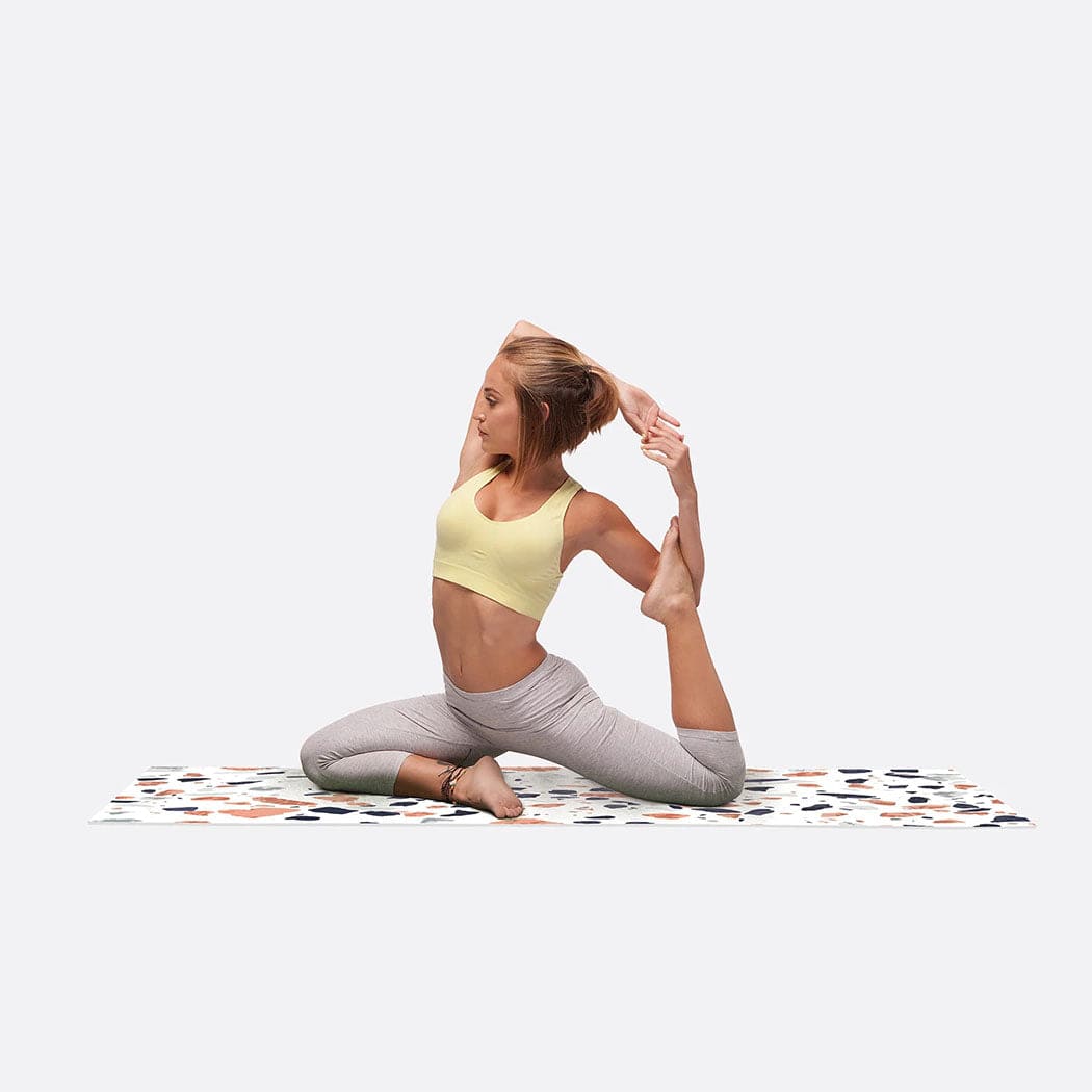 DOIY DOIY Yoga Mat - Terrazzo White