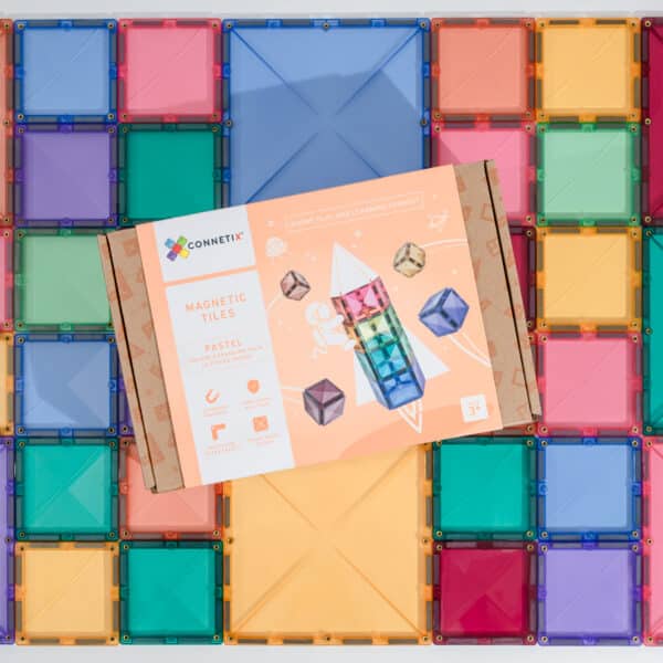 Connetix Tiles Connetix 40 Piece Pastel Square Pack