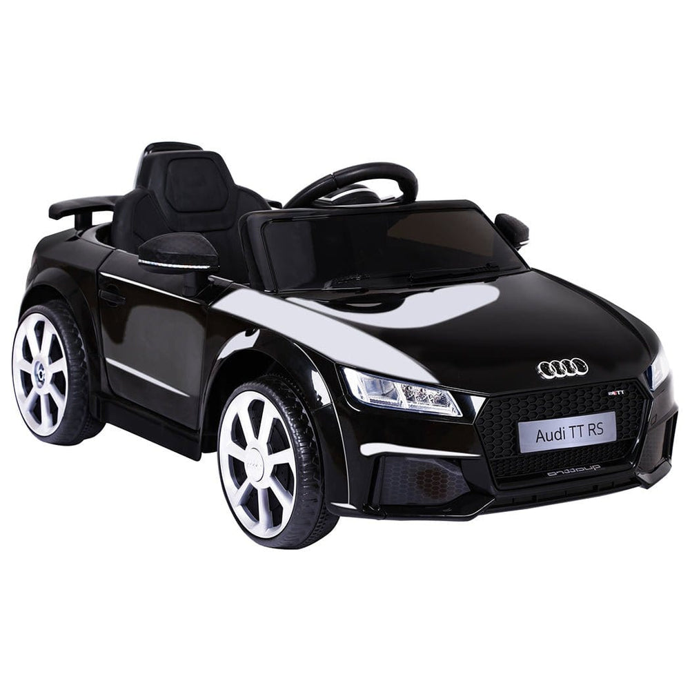 BoPeep Ride On Car Audi Ride-On Car - Licensed Electric Toy with Remote Control-Black 12V