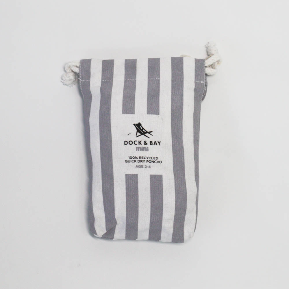 Dock & Bay: Poncho Mini Cabana Collection -  Goa Grey Xs
