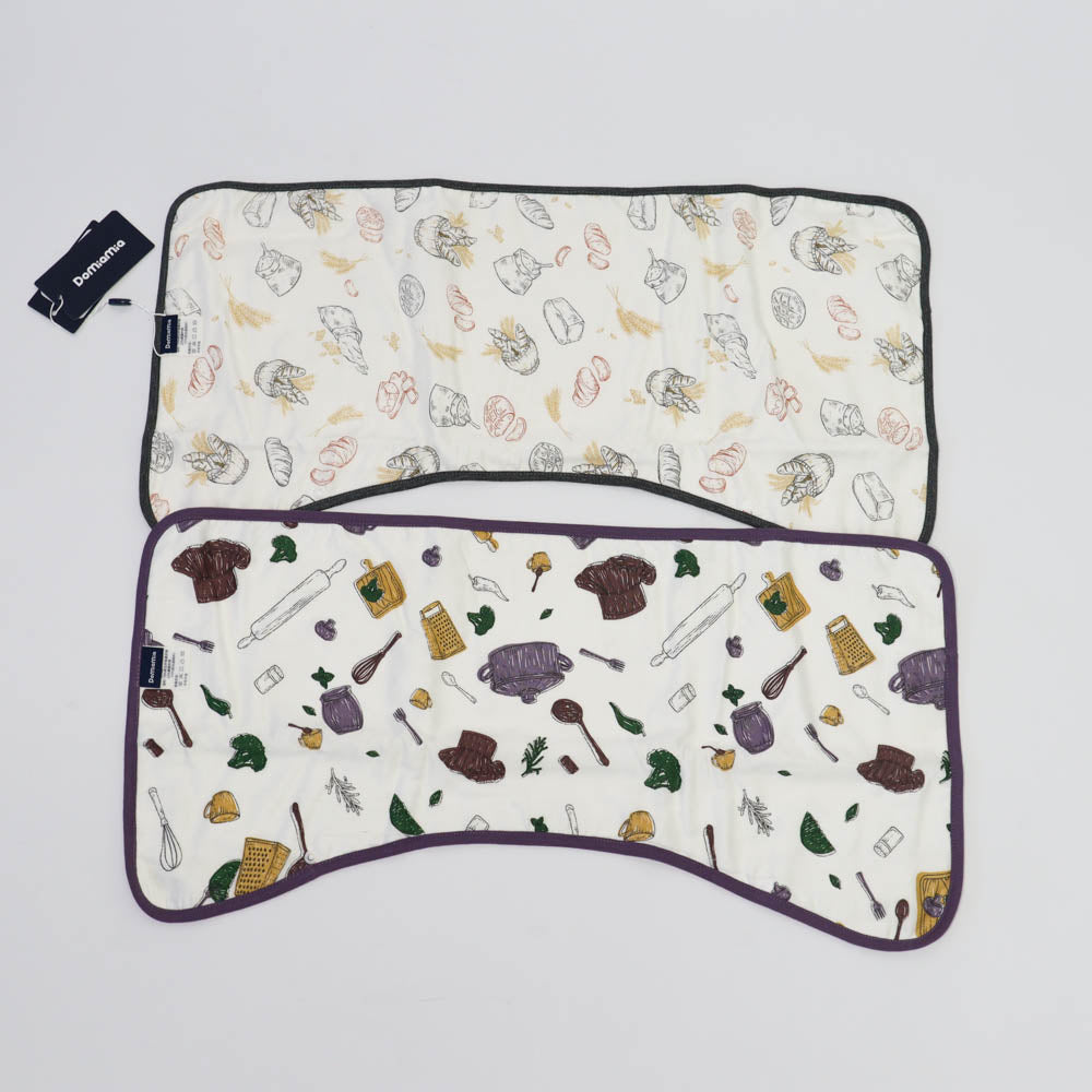 Domia Burp Cloth 2Pcs Gourmet Space