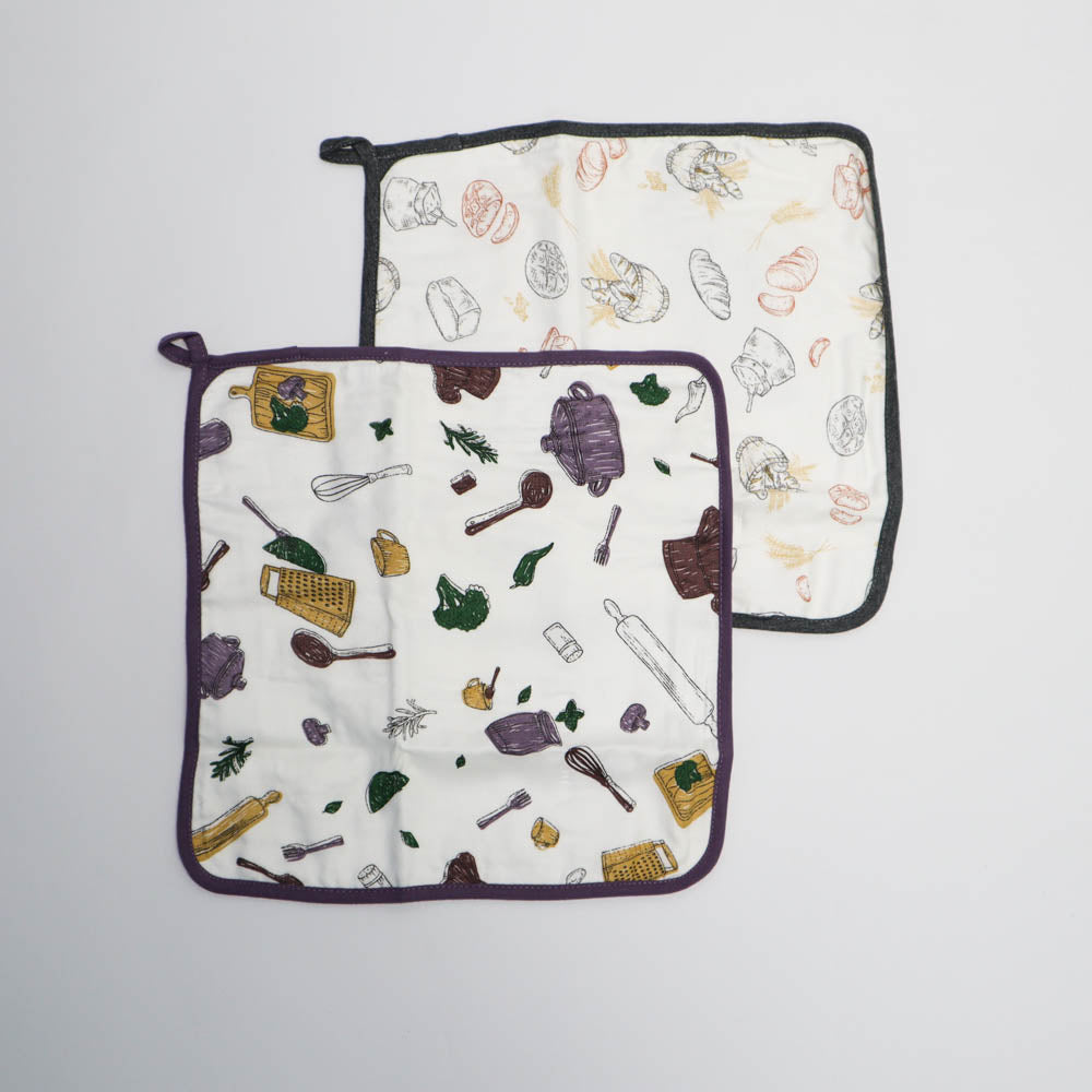 Domia handkerchief gorment food 2pcs