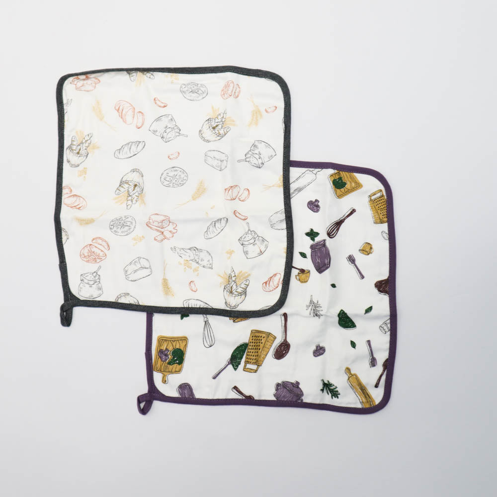 Domia handkerchief gorment food 2pcs