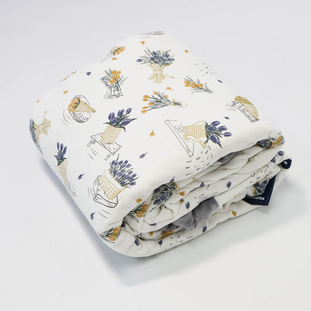 Domia Cotton Knit Winter Blanket 2.5Tog Blossom