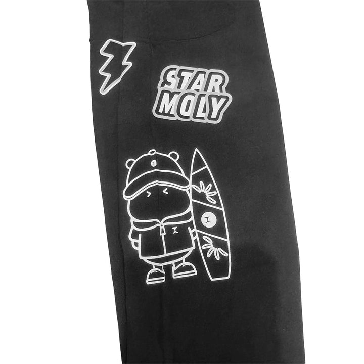 Moody Tiger Leggings 101 Meng Li Black 140