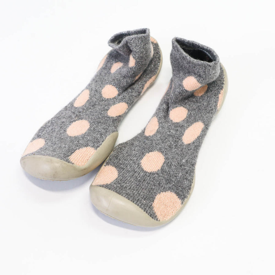 Collegien Slipper Sock Pink Dots 3637