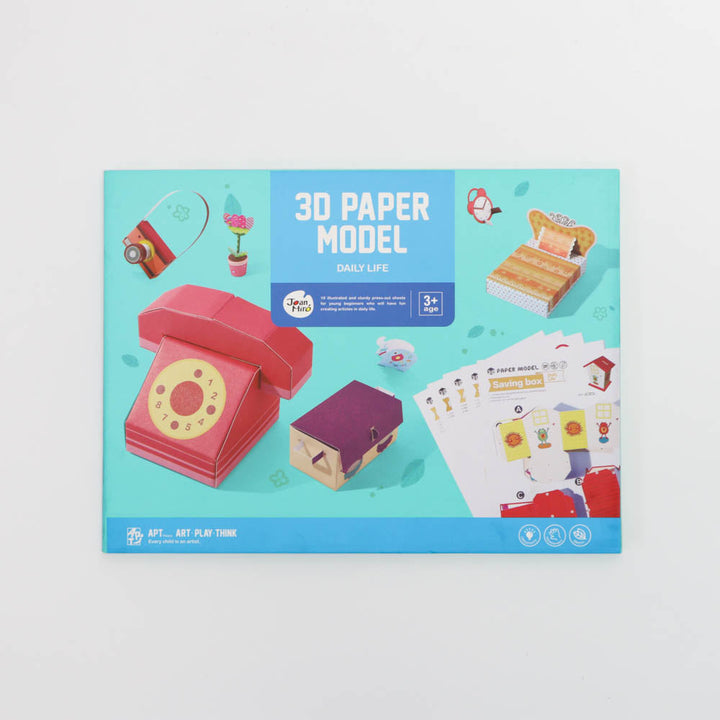 Joan Miro 3D Paper Model Daily Life