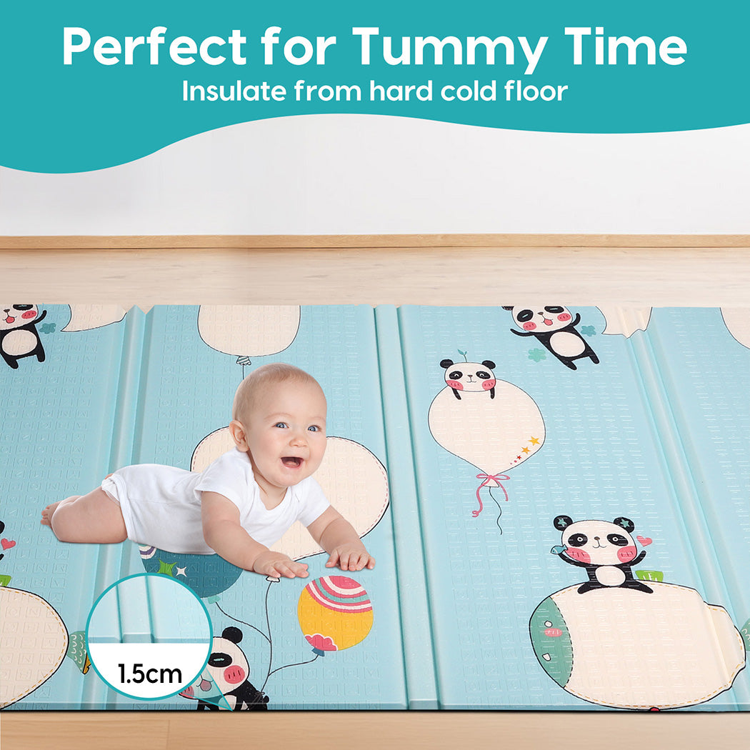 Kids Play Mat Baby Crawling Pad Floor Foldable XPE Foam Non-slip Carpet