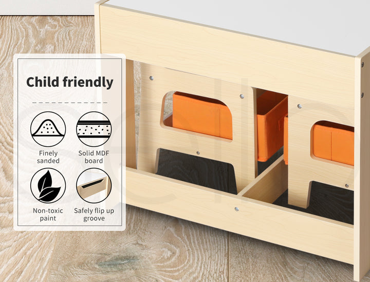 Kids Table Chairs Set Chalkboard Activity Play Desk Wooden Study Tables