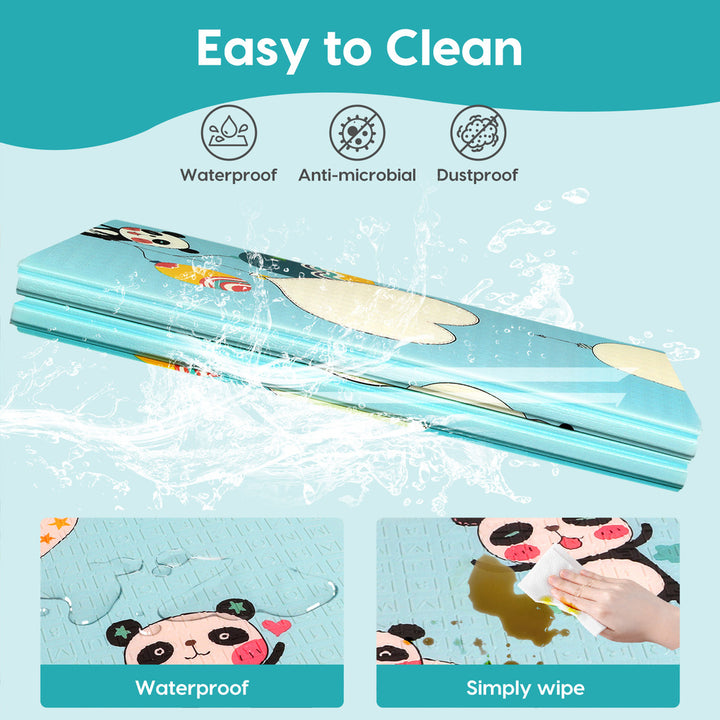 Kids Play Mat Baby Crawling Pad Floor Foldable XPE Foam Non-slip Carpet